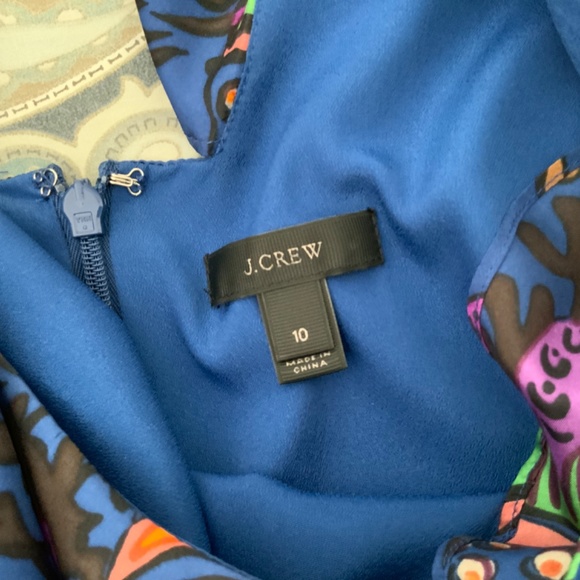 JCrew blue dress. - Picture 3 of 4
